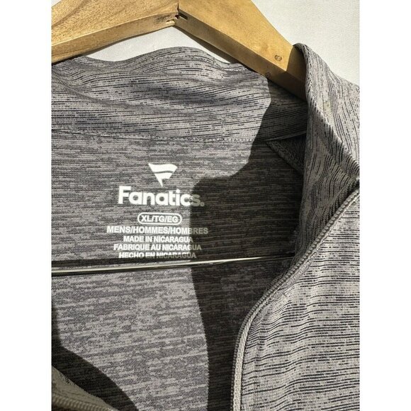 Texas A&M fanatics Mens Striated Raglon Light Weight Quarter Zip Top Grey XL - Picture 4 of 5